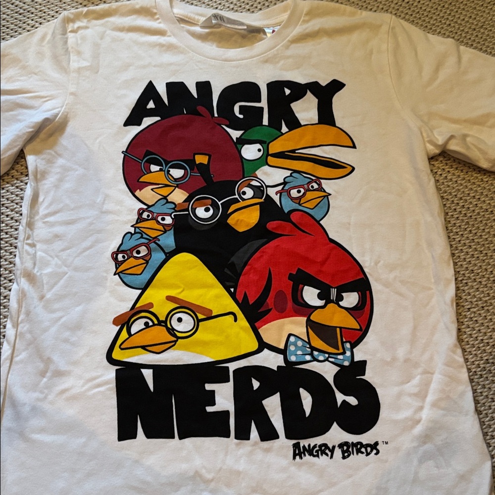 T-shirt Angry Birds boys new size 12-14Y cotton H&M